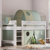 Cilek Montes White Low Loft Bed (90x200 Cm) - Kids Haven